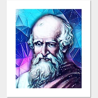 Archimedes Snowy Portrait | Archimedes Artwork 13 Posters and Art